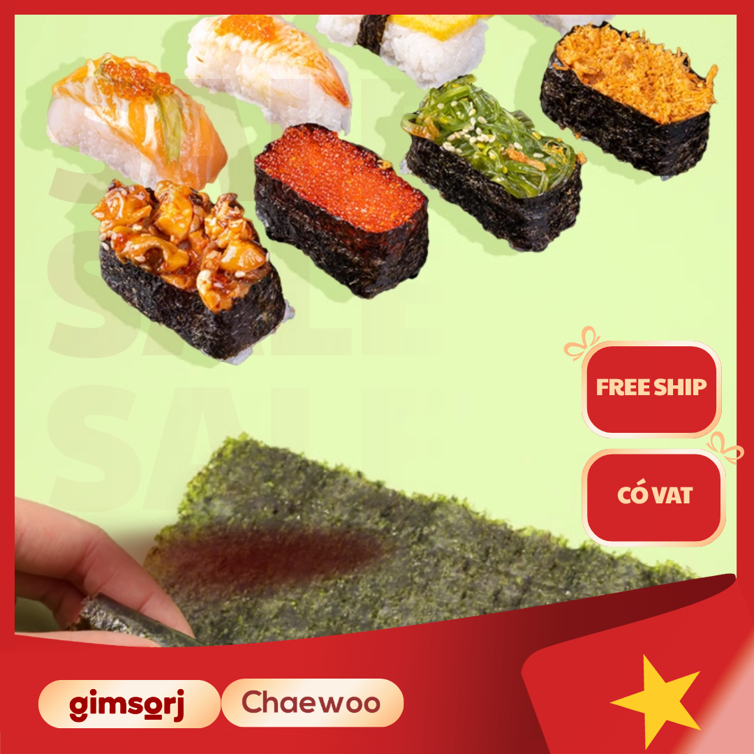 Rong Biển Khô Gimsoji Loại B 100 Lá - Giá Sỉ - Ảnh 8