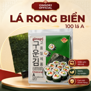 Rong Biển Khô Gimsoji Loại A 100 Lá 367g – Phân Khúc Tầm Trung, Giàu Đạm