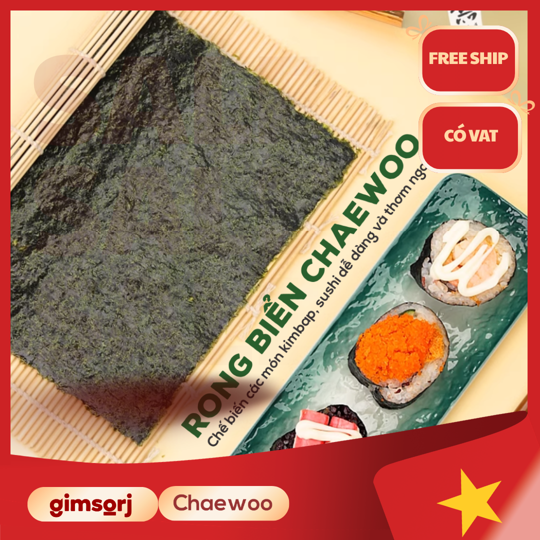 Rong Biển Khô Gimsoji Loại B 100 Lá - Giá Sỉ - Ảnh 7