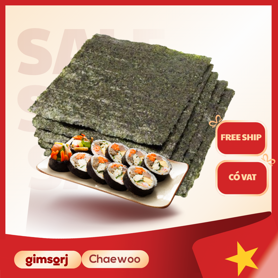 Rong Biển Khô Gimsoji Loại B 100 Lá - Giá Sỉ - Ảnh 3