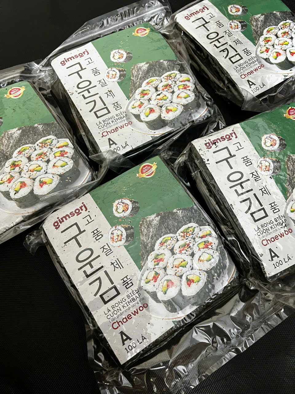 Bao bì rong biển cuộn Kimbap GIMSORJ loại A